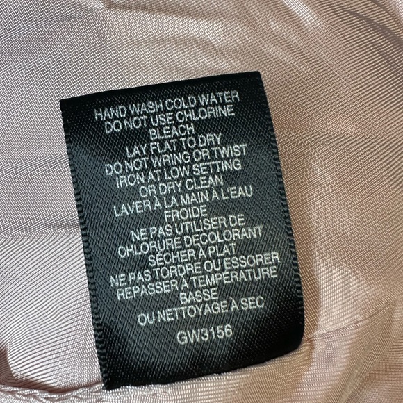 L.A.M.B Draped Knit Ruche Blush Pink One Shoulder Blouse - Picture 6 of 8